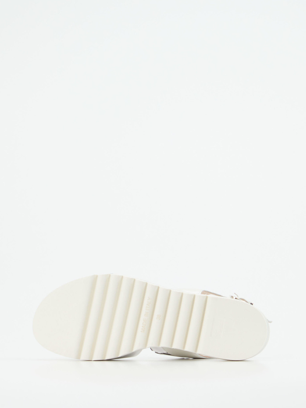 Plateau-Sandalette weiß 1255794000305