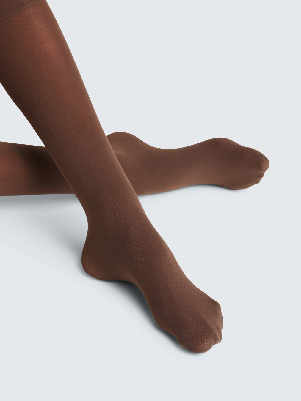 Pure Matt 50 DEN Damenkniestrümpfe braun 9154209000703