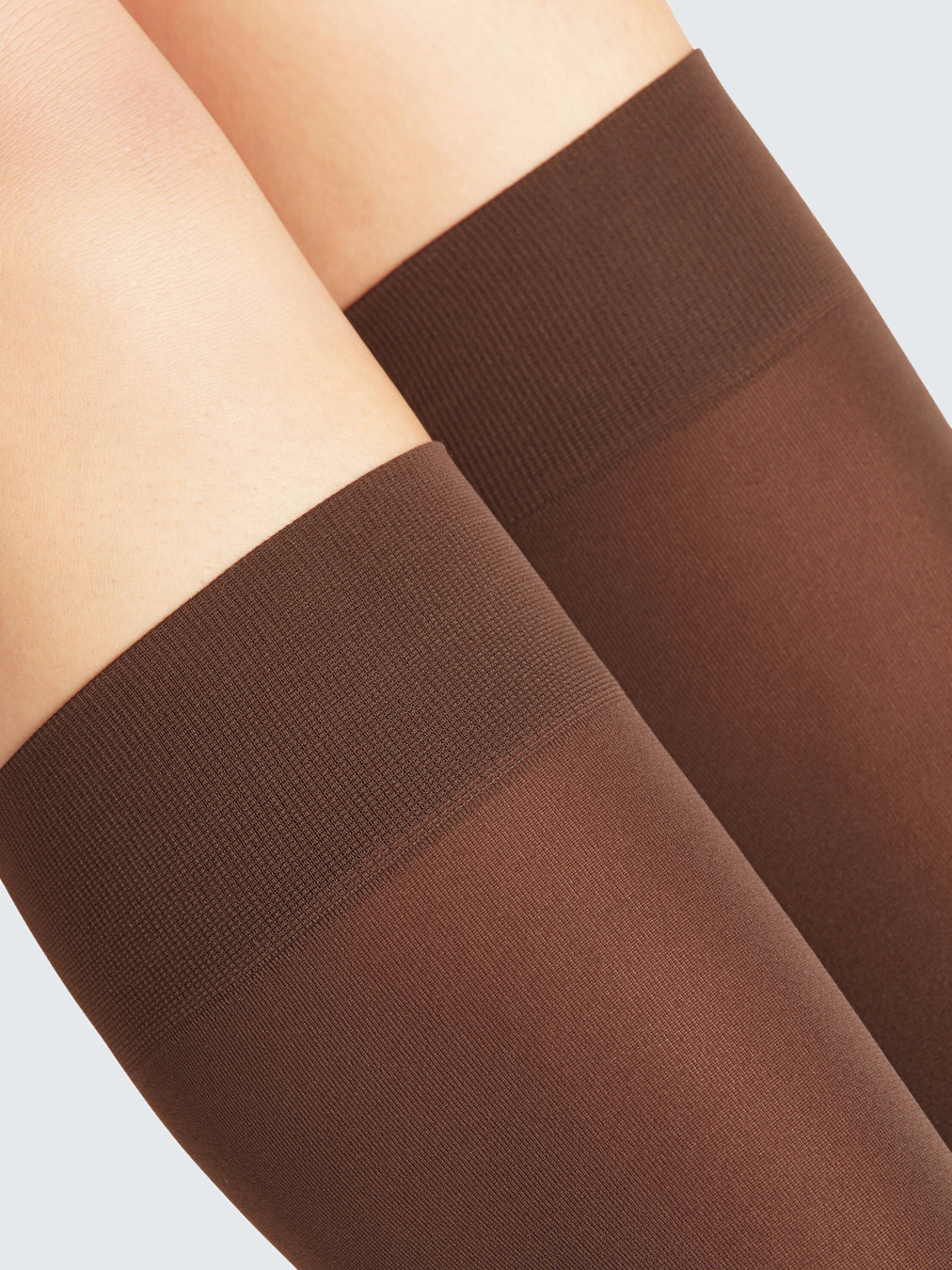 Pure Matt 50 DEN Damenkniestrümpfe braun 9154209000704