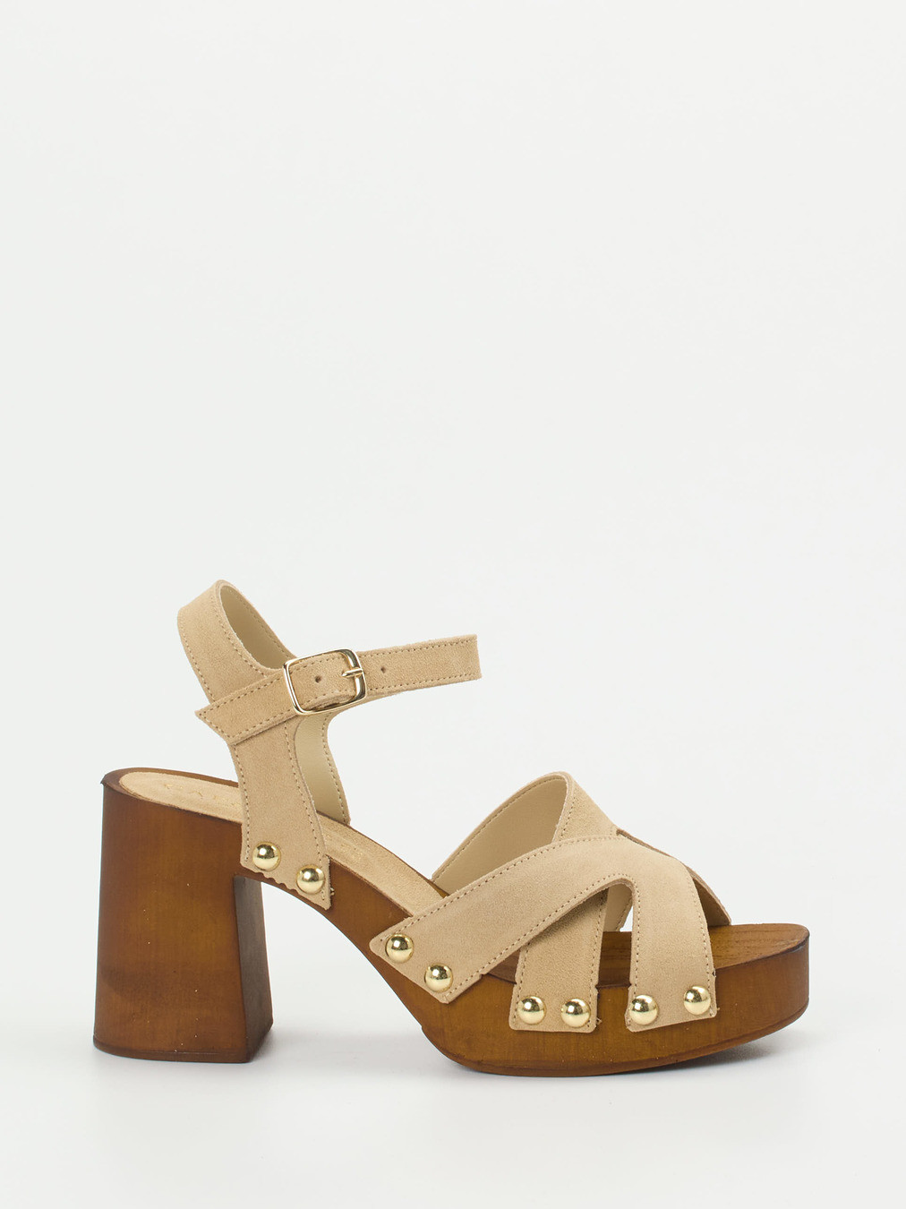 Plateau-Sandalette beige 1249359000401