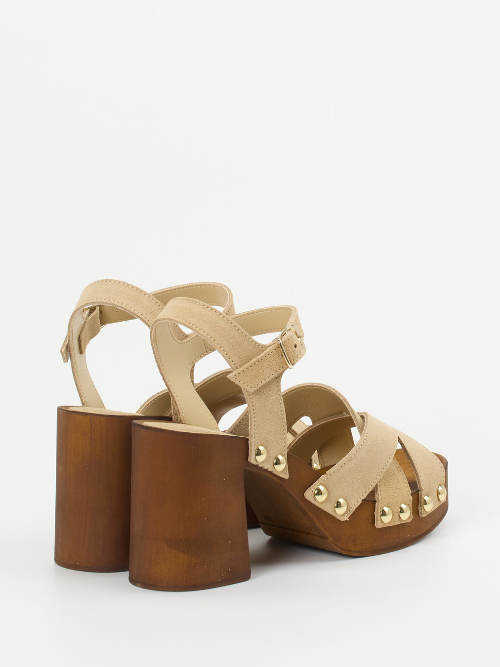 Plateau-Sandalette beige 1249359000403
