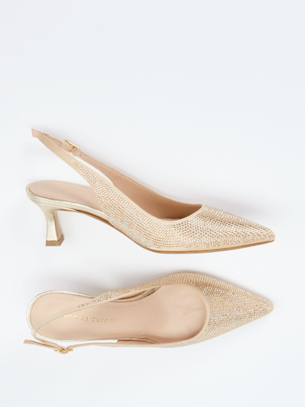 Slingpumps gold 1307889000304