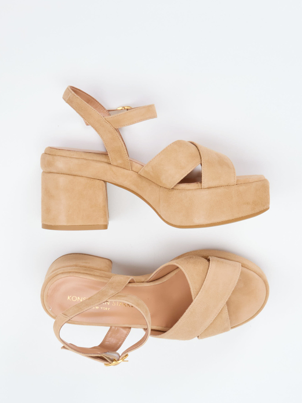 Plateau-Sandalette beige 1249399000504