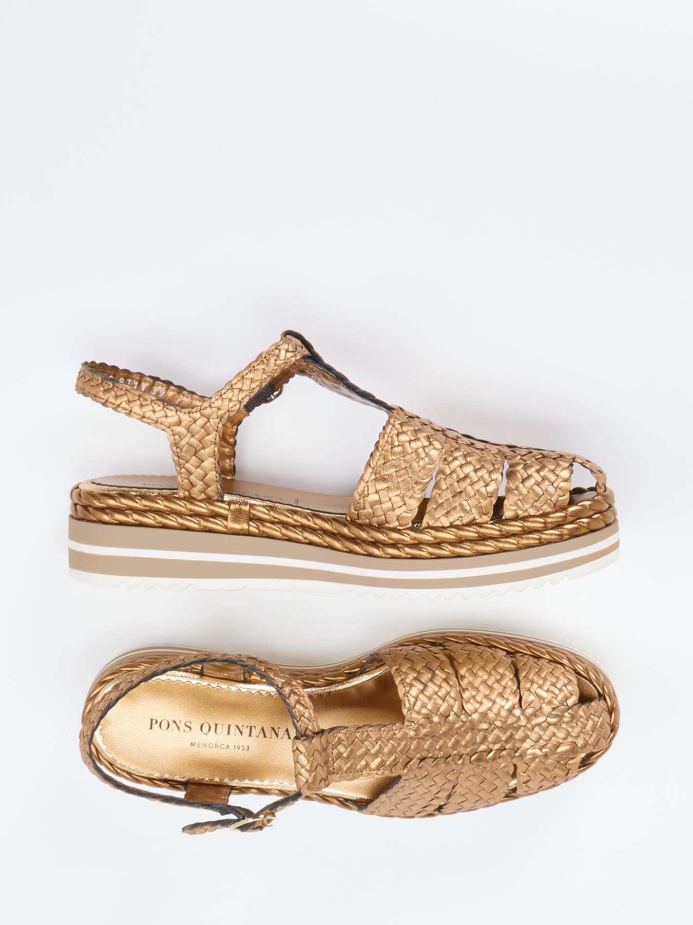 Plateau-Sandalette braun 1323239000104