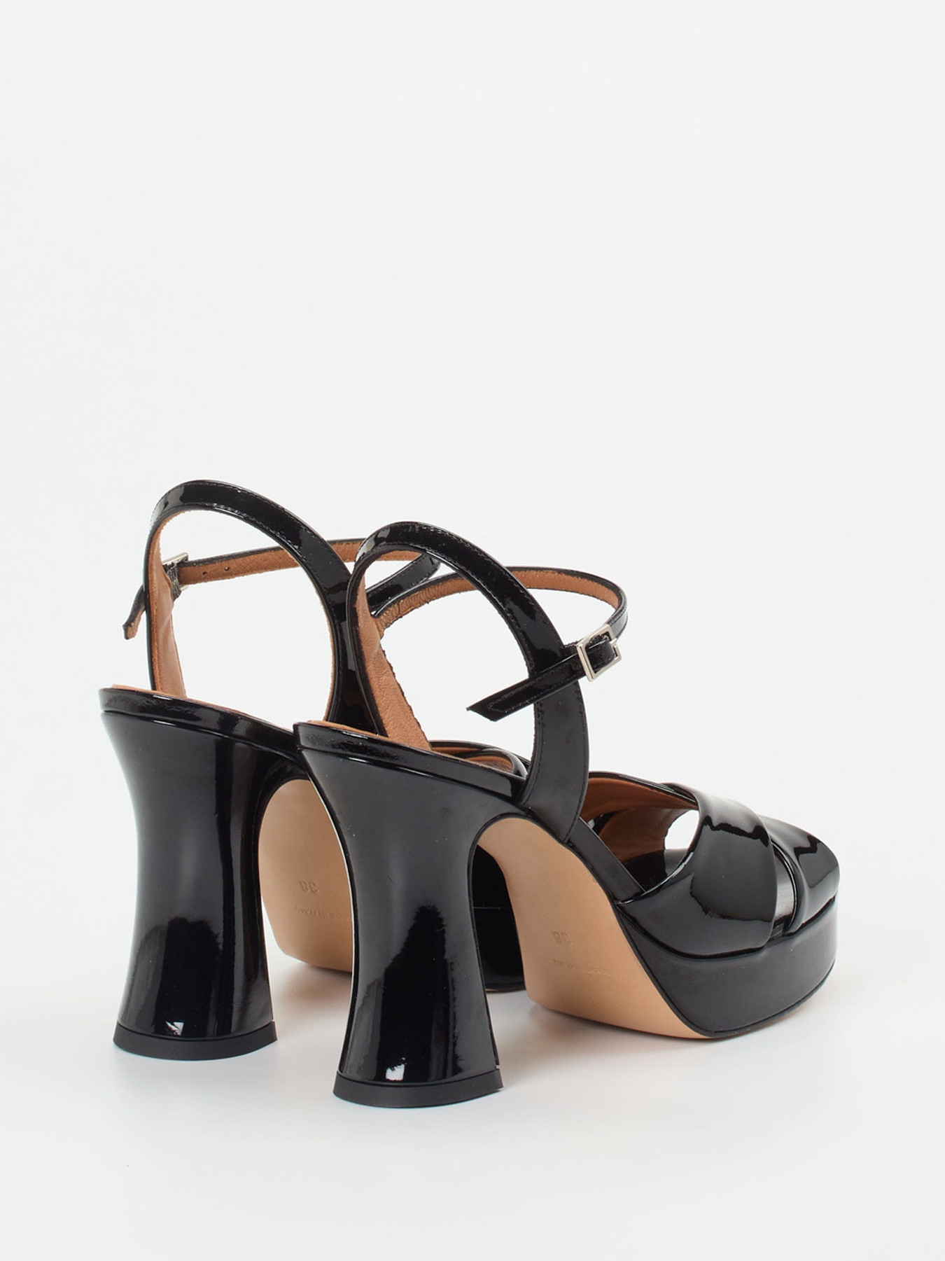 Plateau-Sandalette schwarz 1248009006103