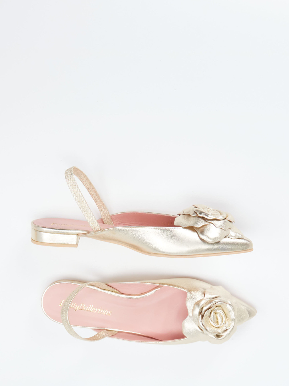 Slingpumps gold 1301889000204