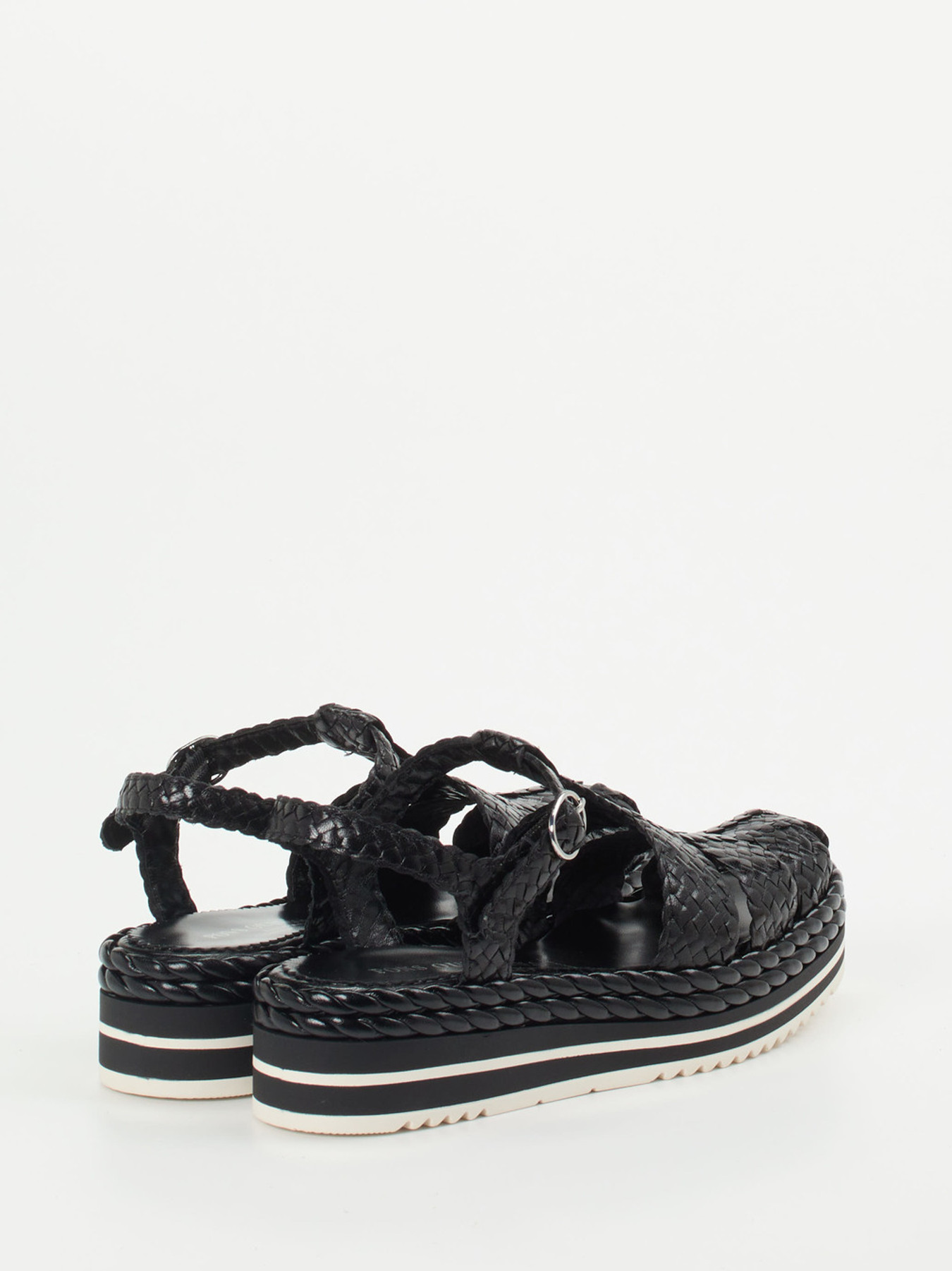 Plateau-Sandalette schwarz 1323009000103