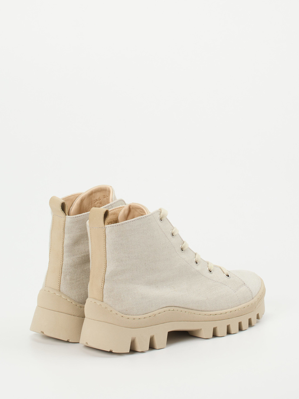 Schnürstiefelette beige 2700399000203