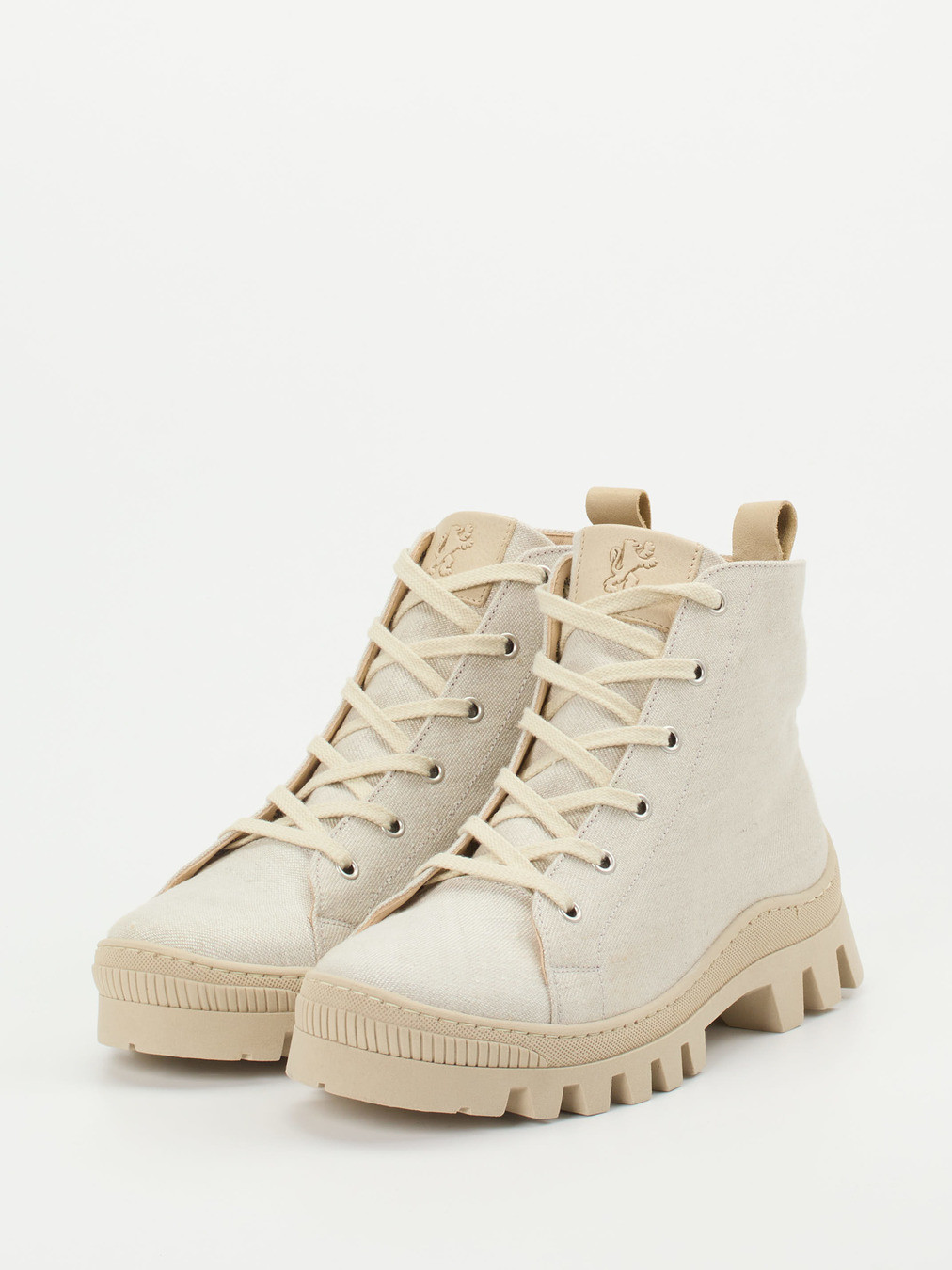 Schnürstiefelette beige 2700399000202