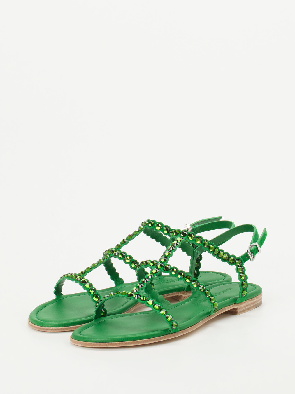 Sandalette grün 1220659000202