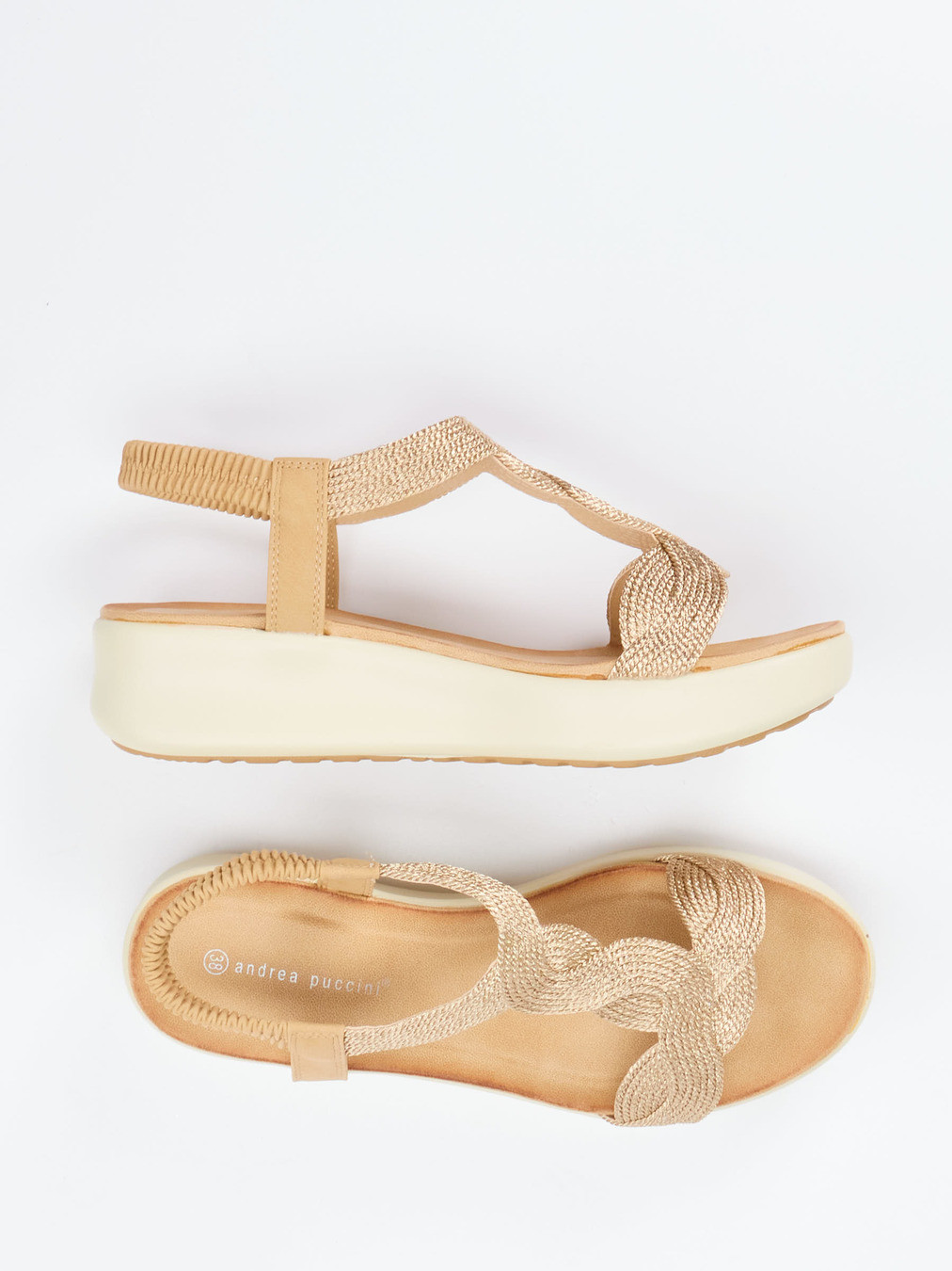 Keilsandalette gold 1255889000704