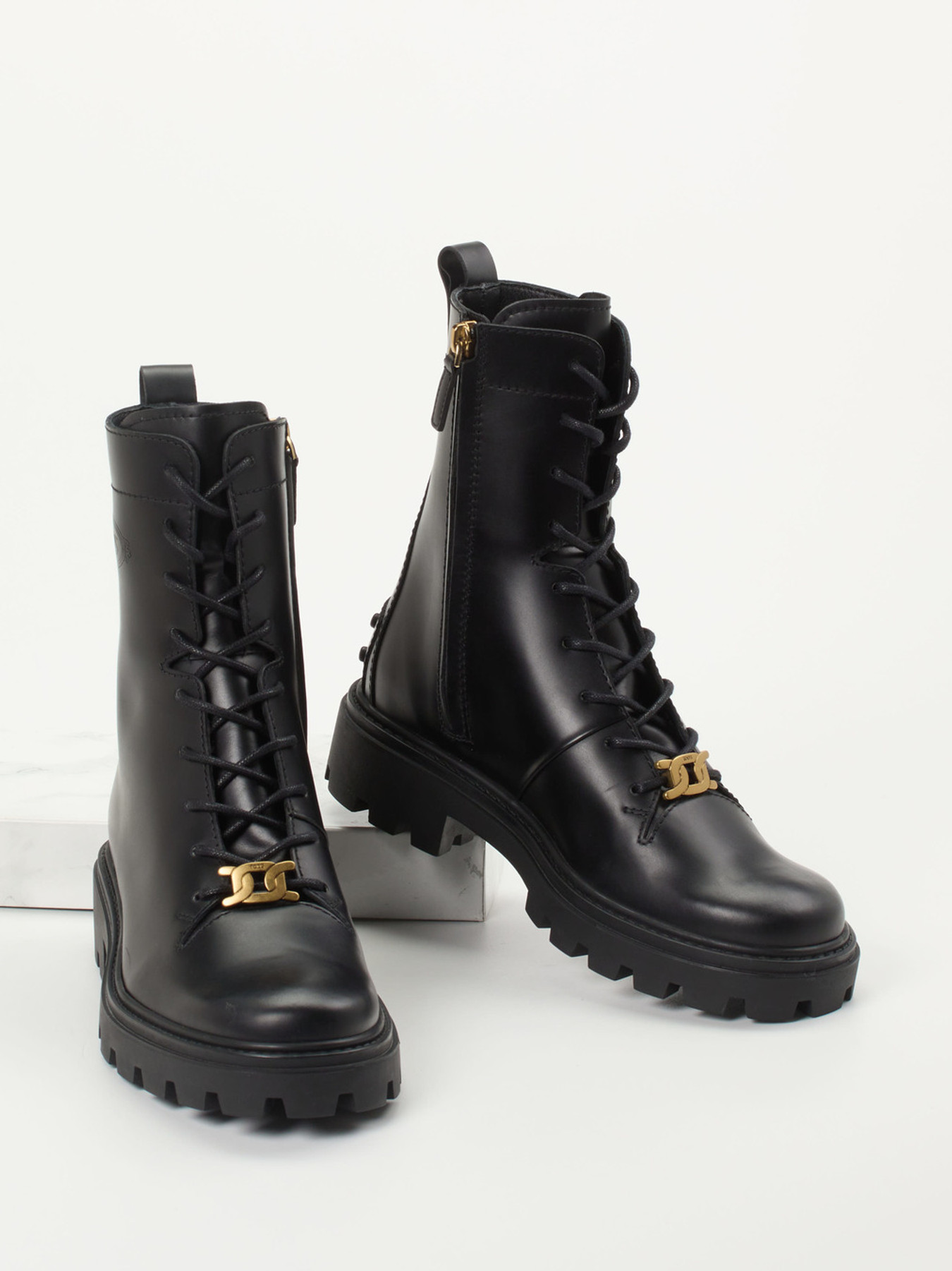 Schnürstiefelette schwarz 1723009015504