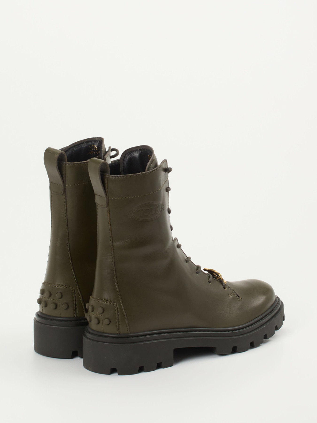 Schnürstiefelette grün 1723659001103