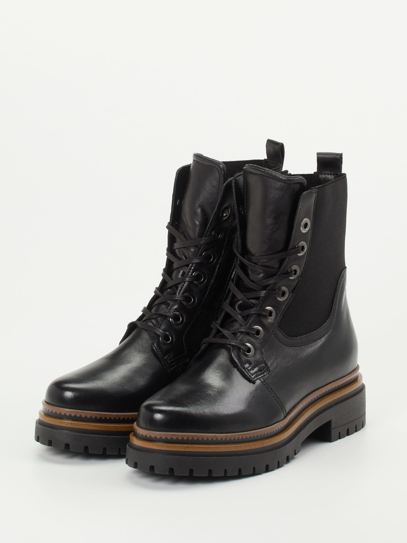 Schnürstiefelette schwarz 1725009008802