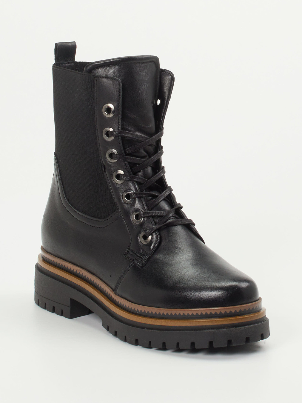 Schnürstiefelette schwarz 1725009008806