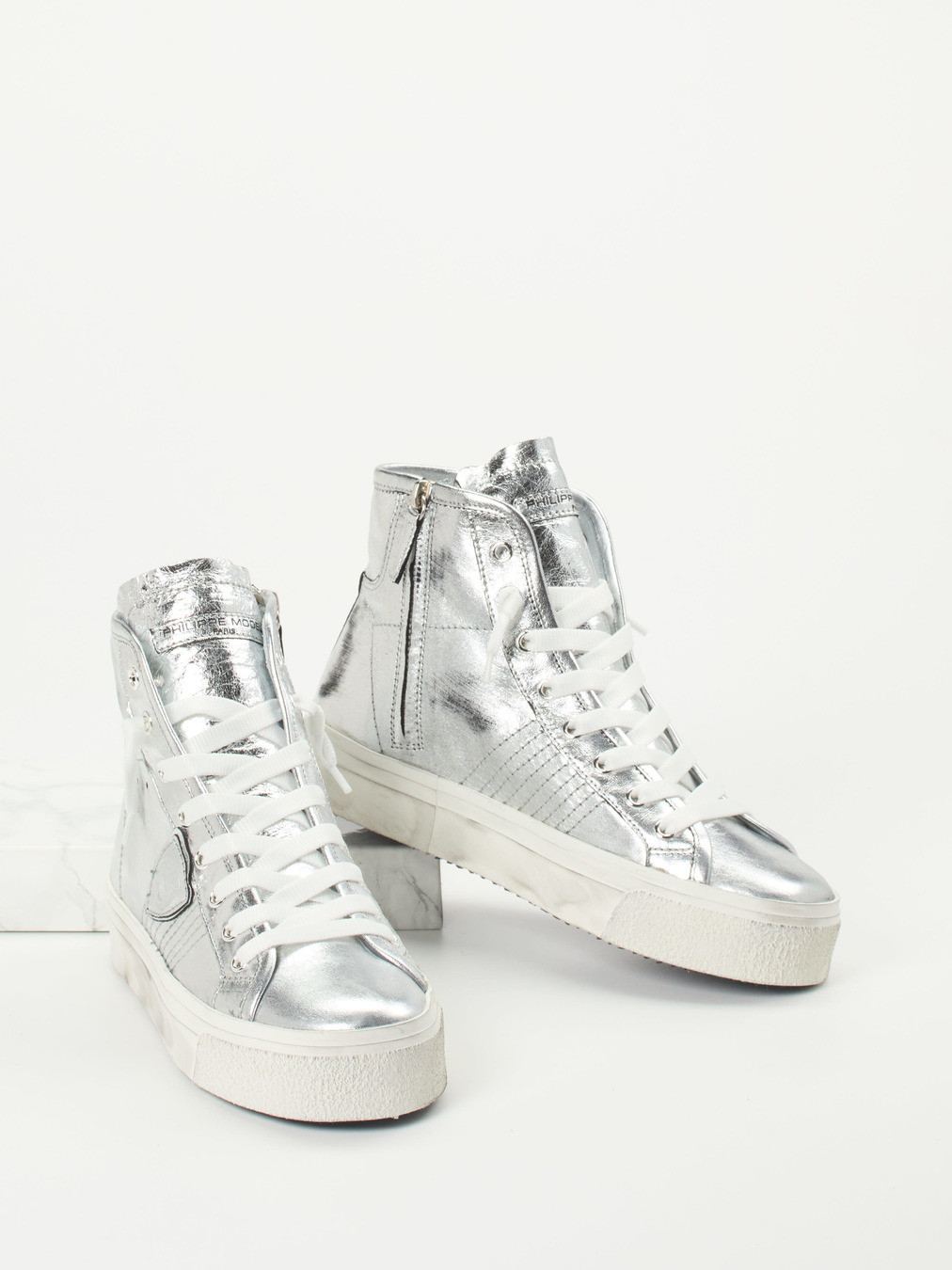 Sneaker high silber 1675449000104