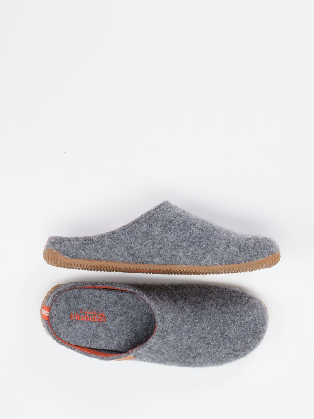 Hausschuh grau 7163459003404