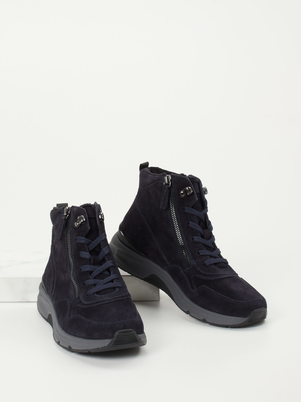 Schnürstiefelette blau 2751109011204