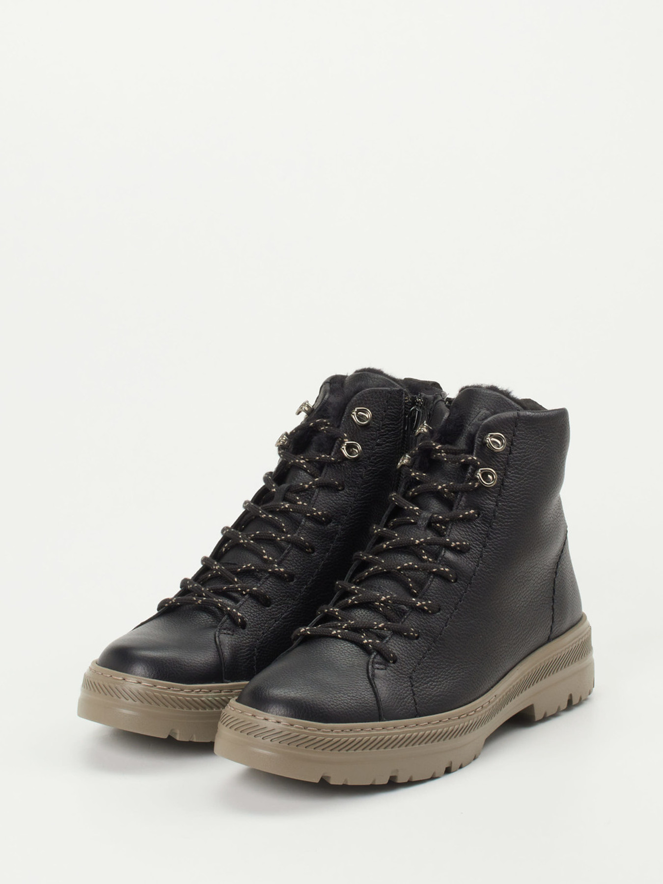 Schnürstiefelette schwarz 1803009003602