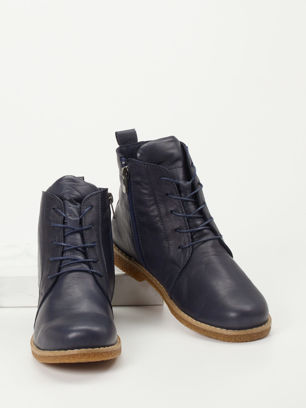 Schnürstiefelette blau 2751109011404