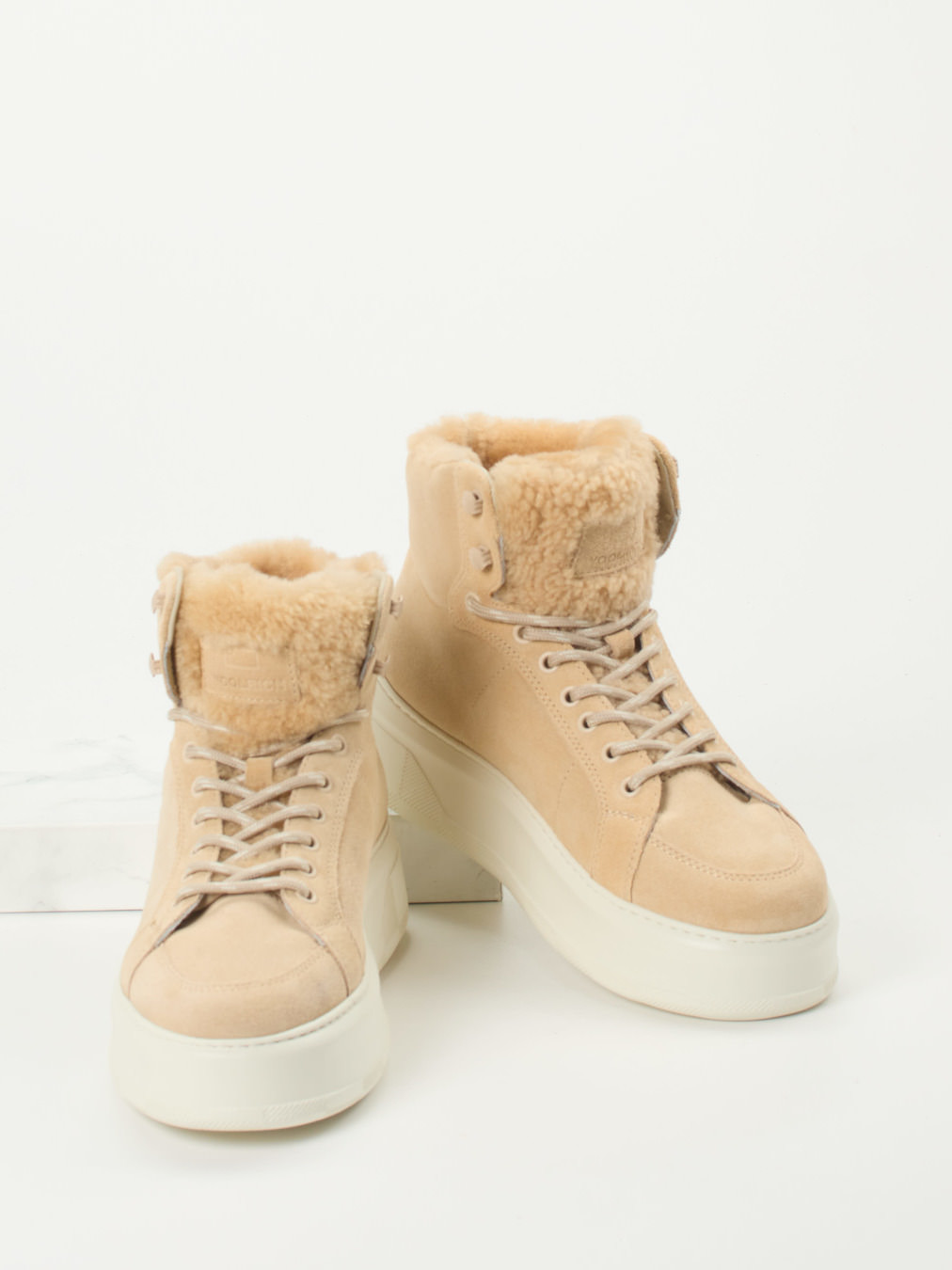 Schnürstiefelette beige 1825359000304