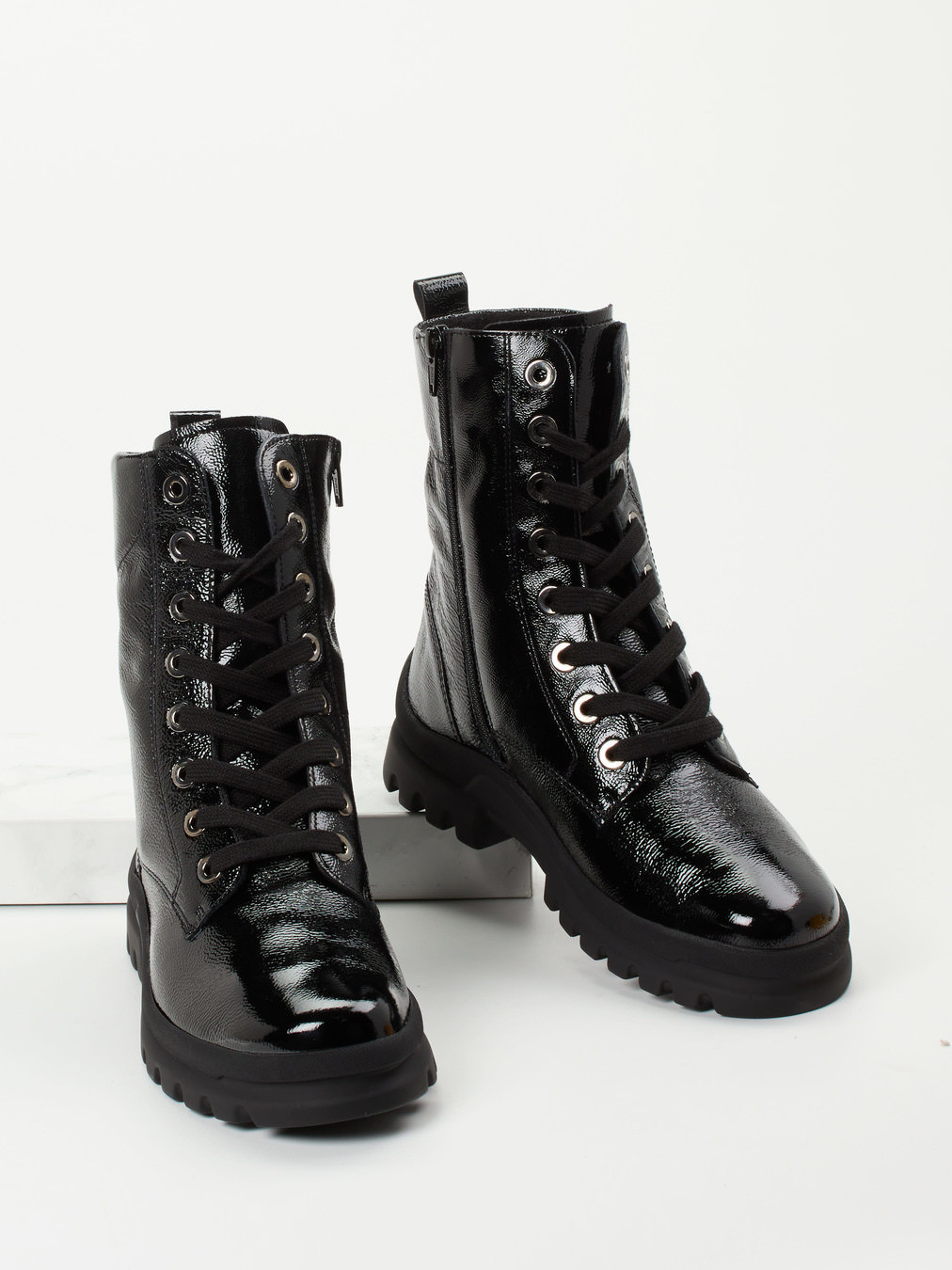 Schnürstiefelette schwarz 2751009034704