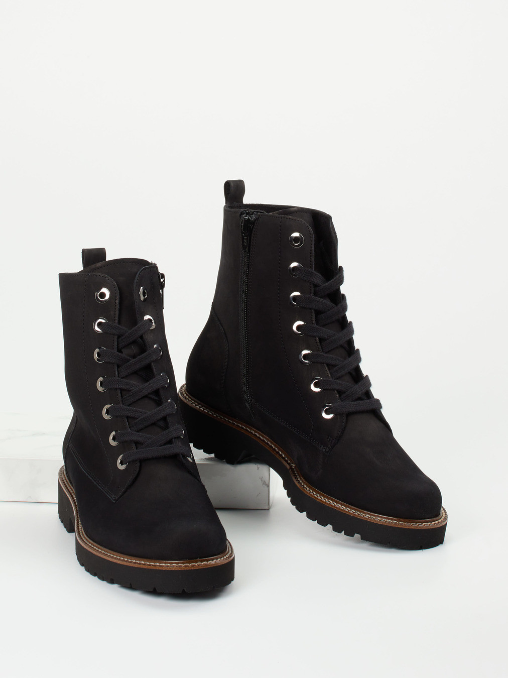 Schnürstiefelette schwarz 2751009034204