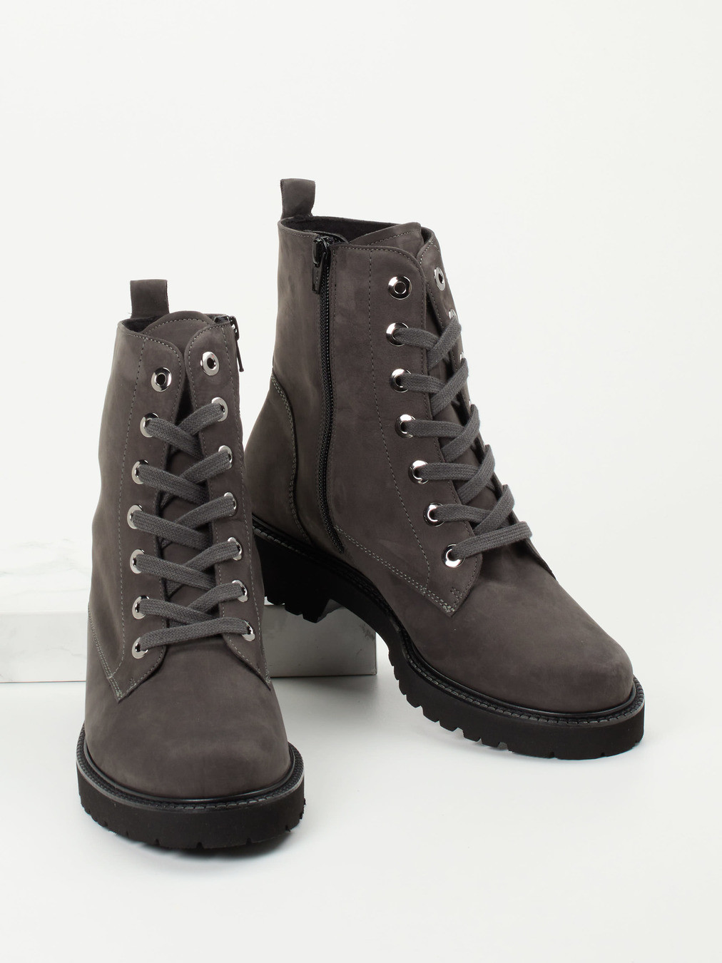 Schnürstiefelette grau 2751409002804