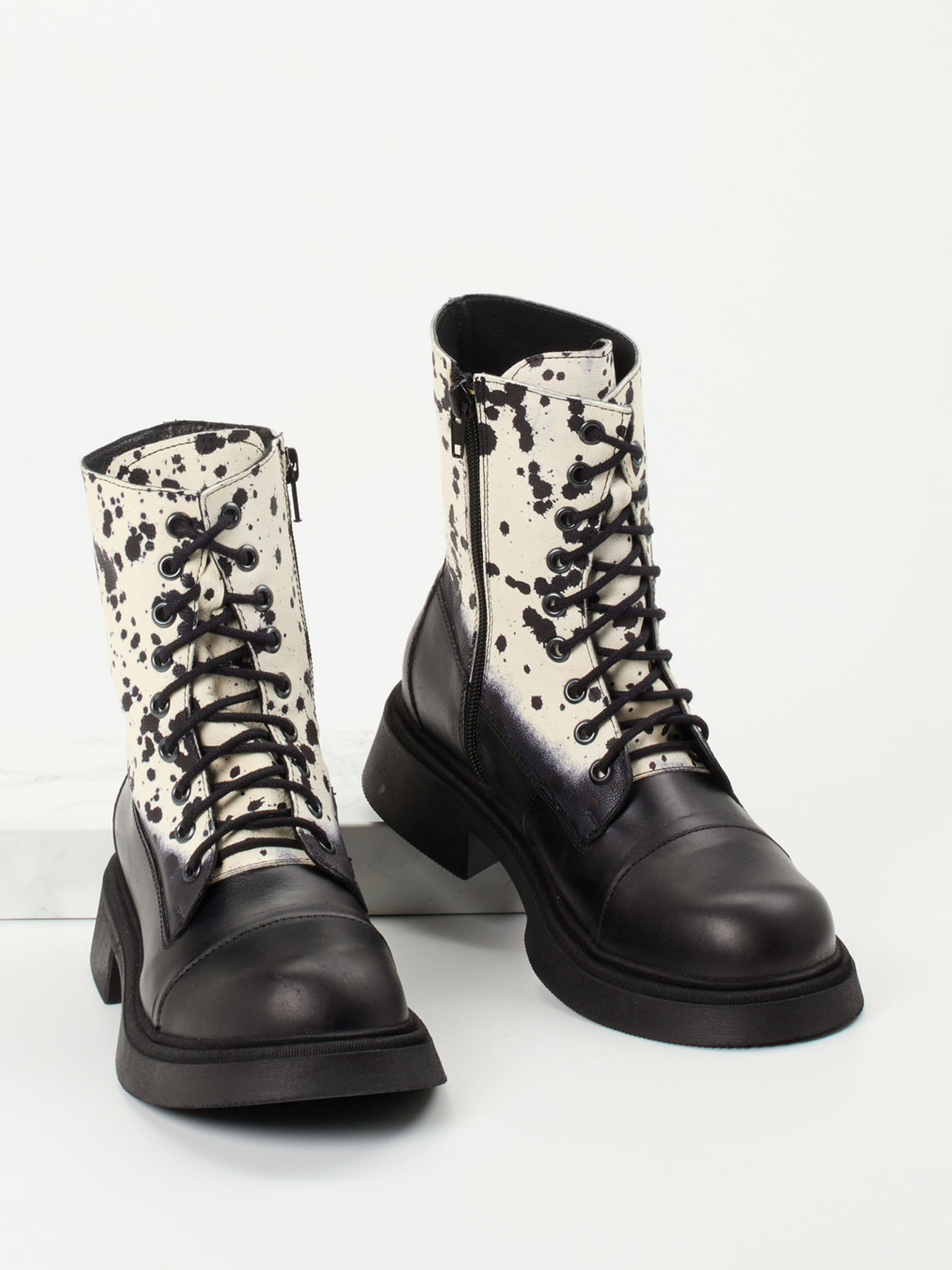 Schnürstiefelette schwarz 1723007000104