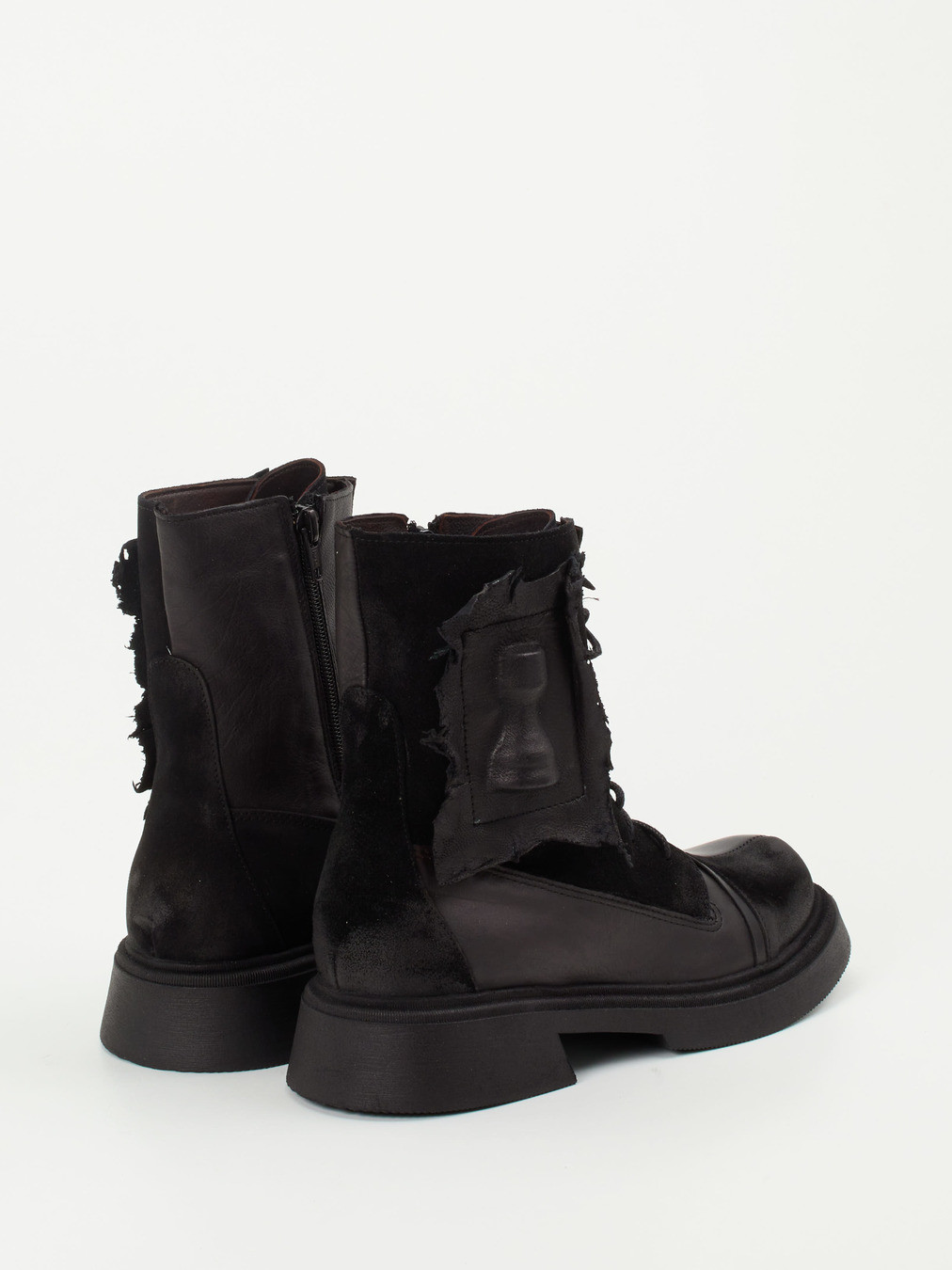 Schnürstiefelette schwarz 1723009016803