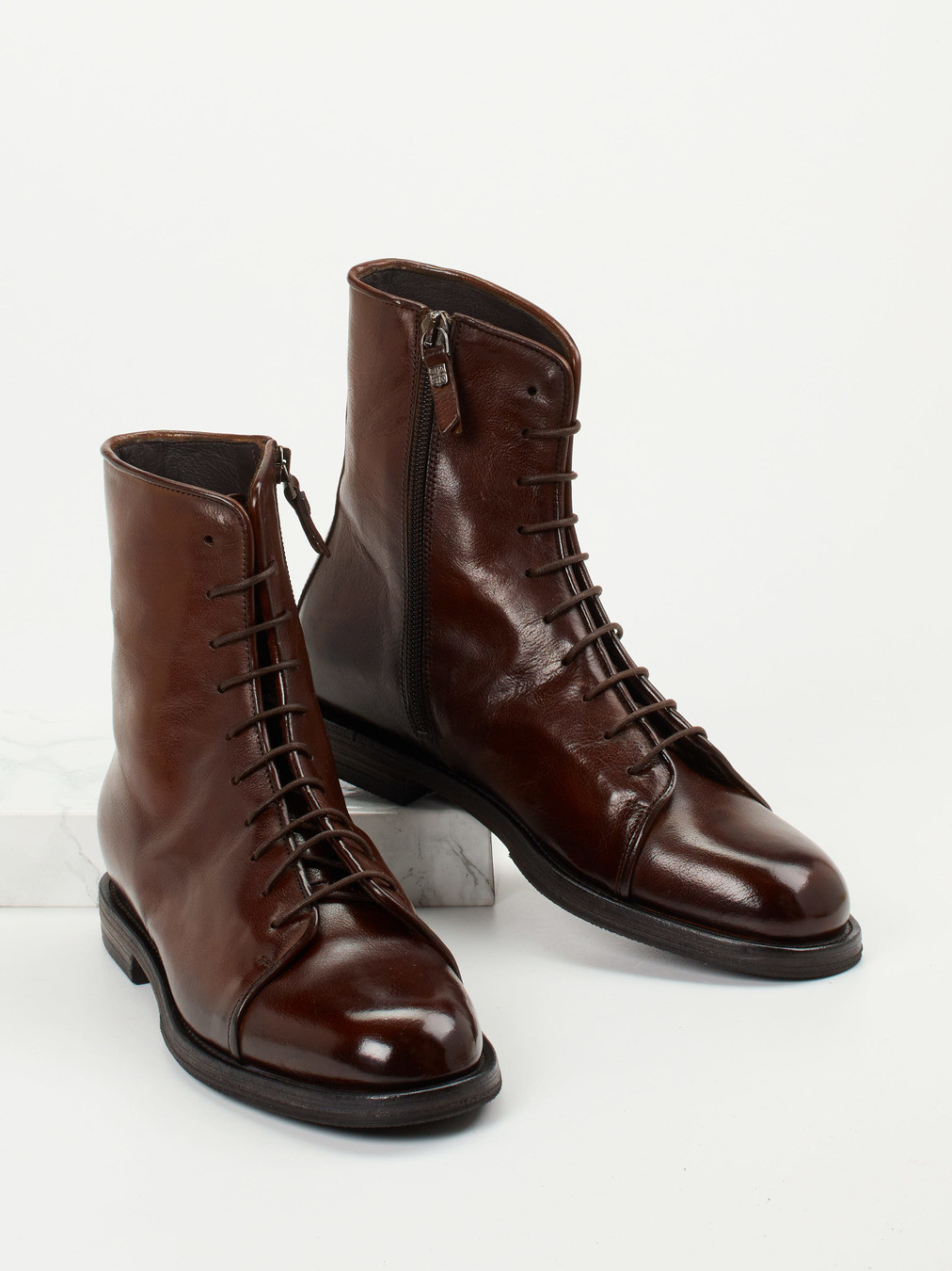 Schnürstiefelette braun 1723289002704