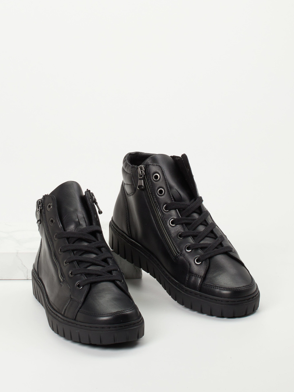 Schnürstiefelette schwarz 2751009034404