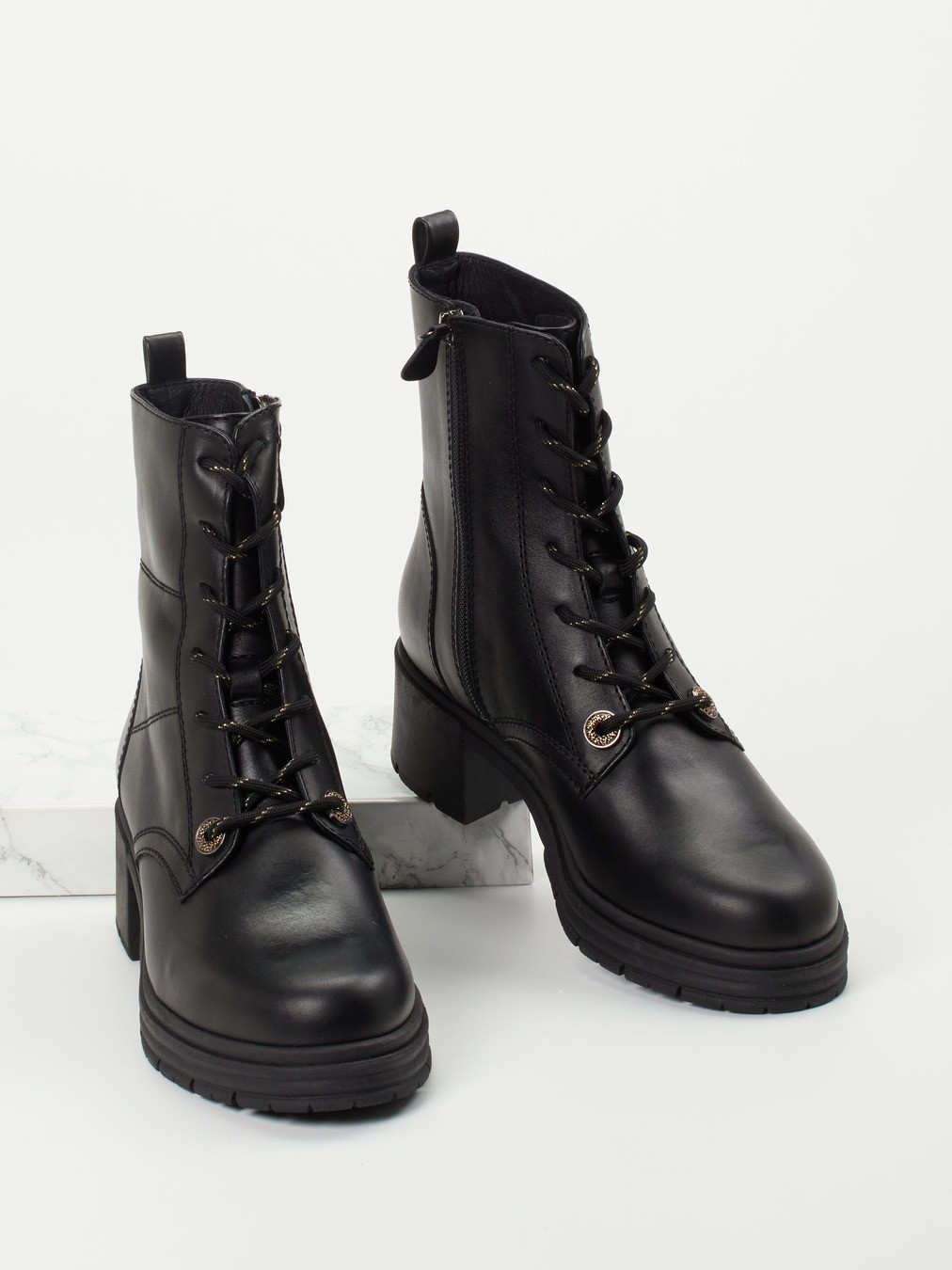 Schnürstiefelette schwarz 2753009000604