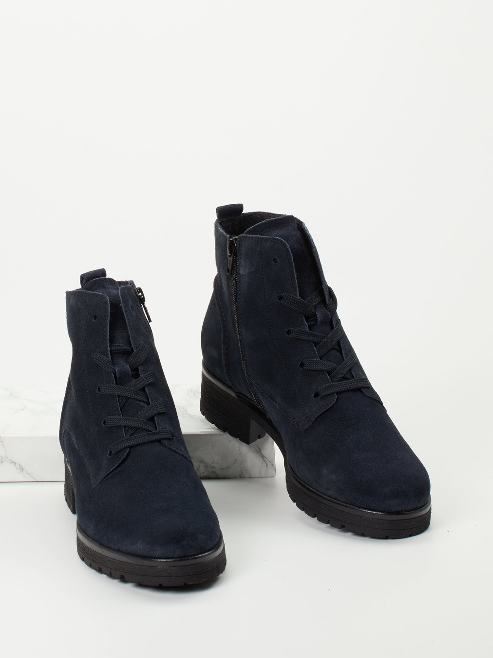 Schnürstiefelette blau 2751109011304