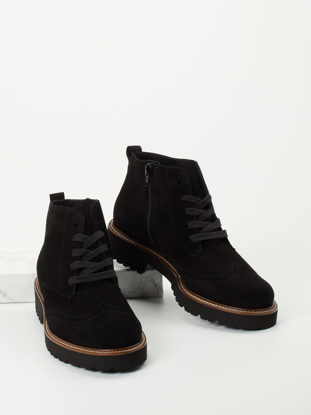 Schnürstiefelette Barbara schwarz 2751009035304