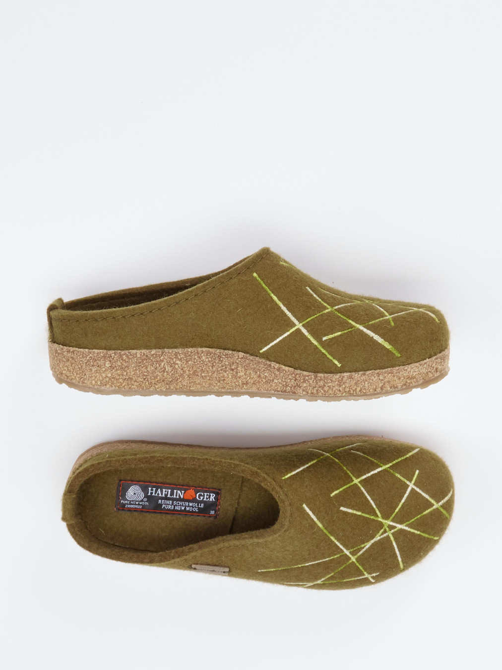 Hausschuh grün 7163669000304