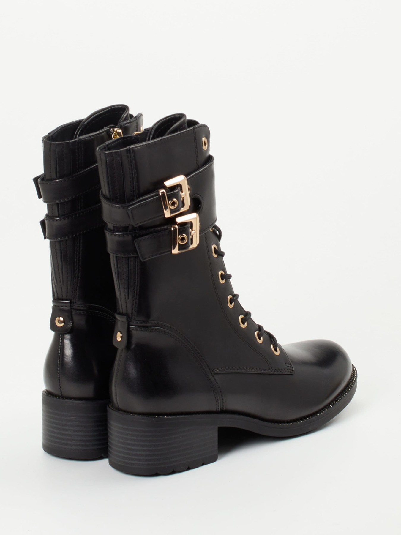 Schnürstiefelette schwarz 1745009001603