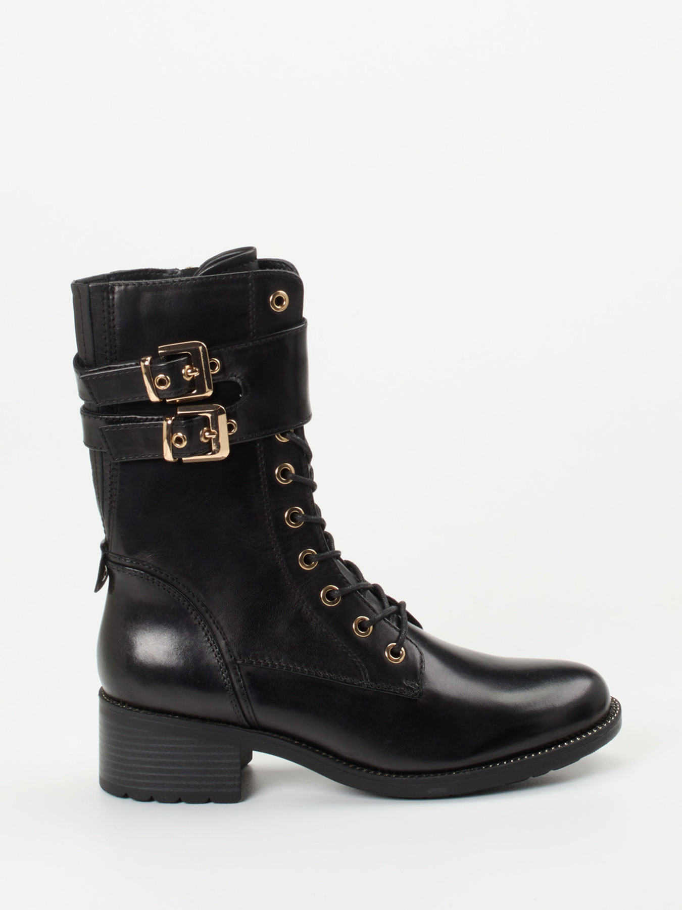 Schnürstiefelette schwarz 1745009001601