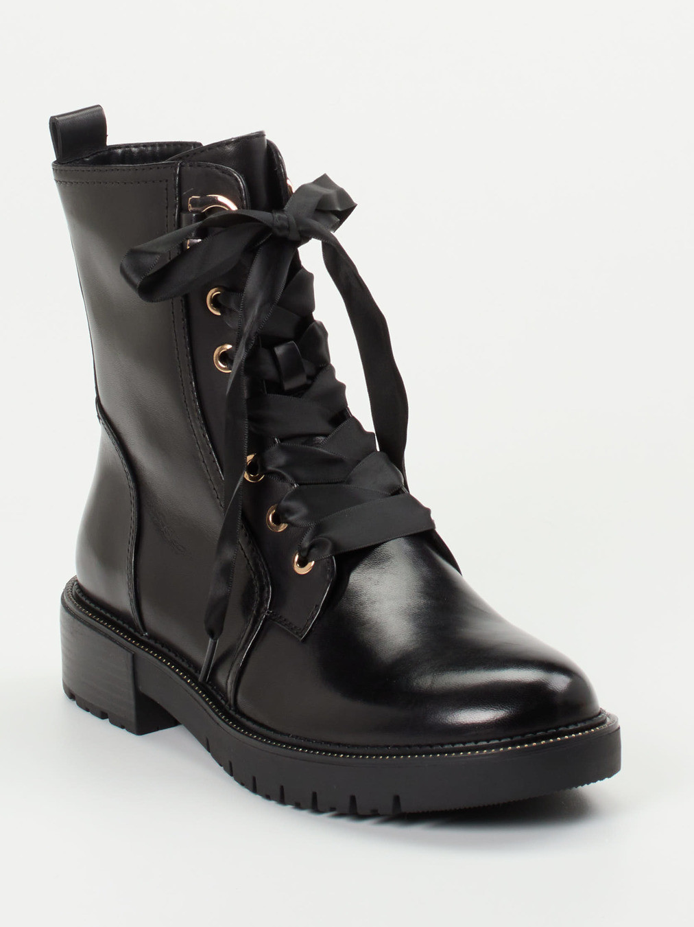 Schnürstiefelette schwarz 1723009016506