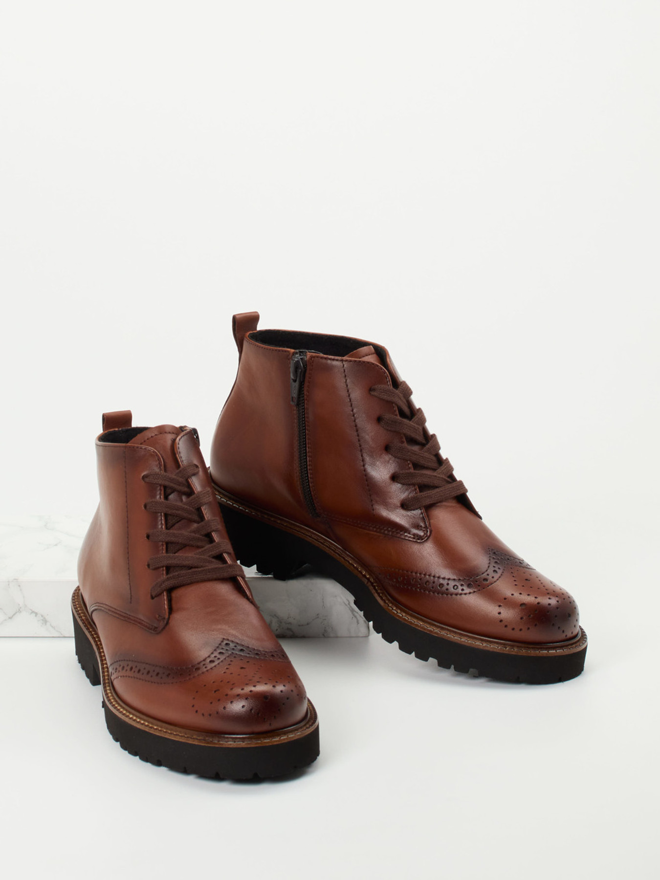 Schnürstiefelette braun 2751289005604