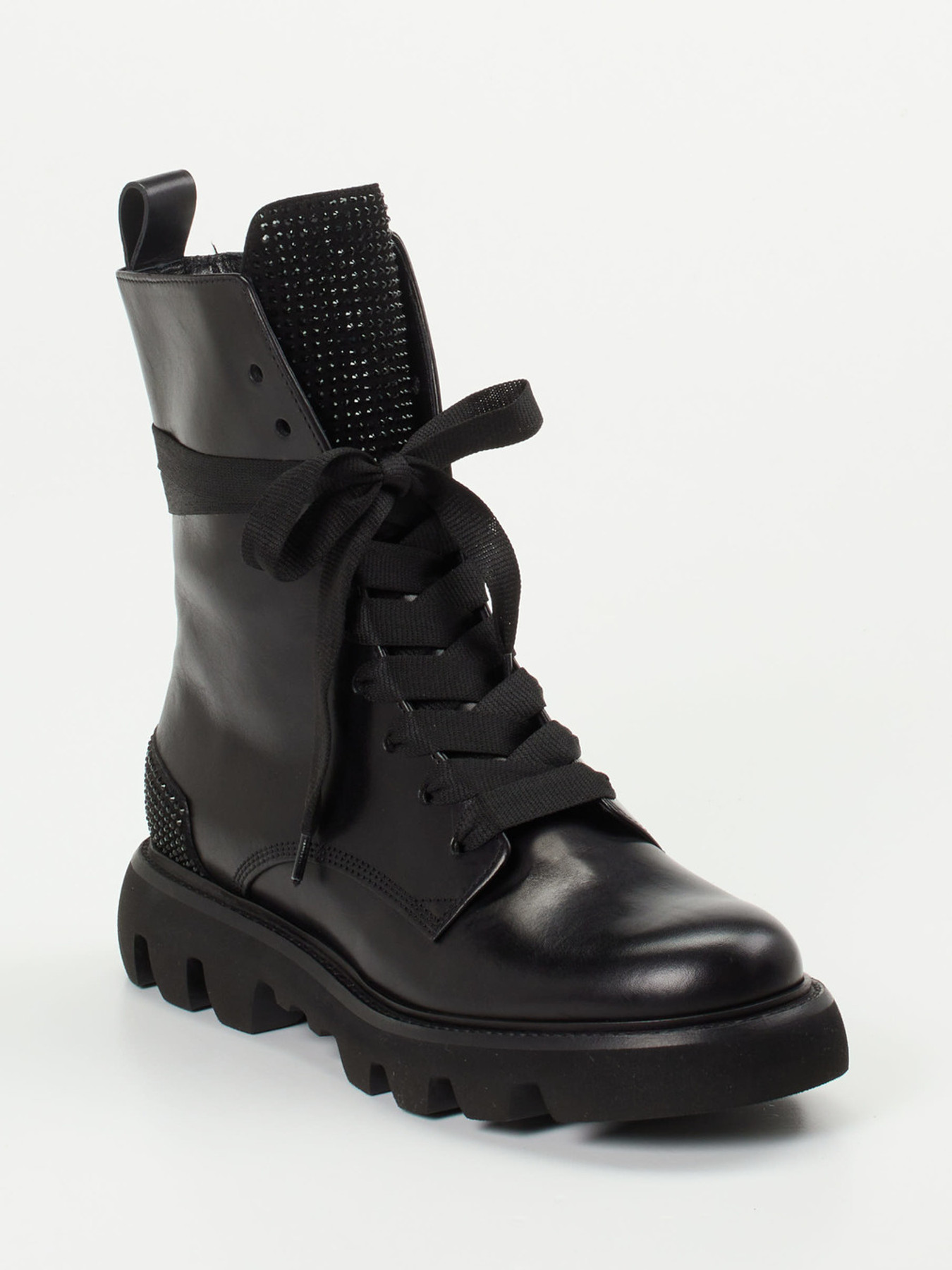 Schnürstiefelette schwarz 1723009016006