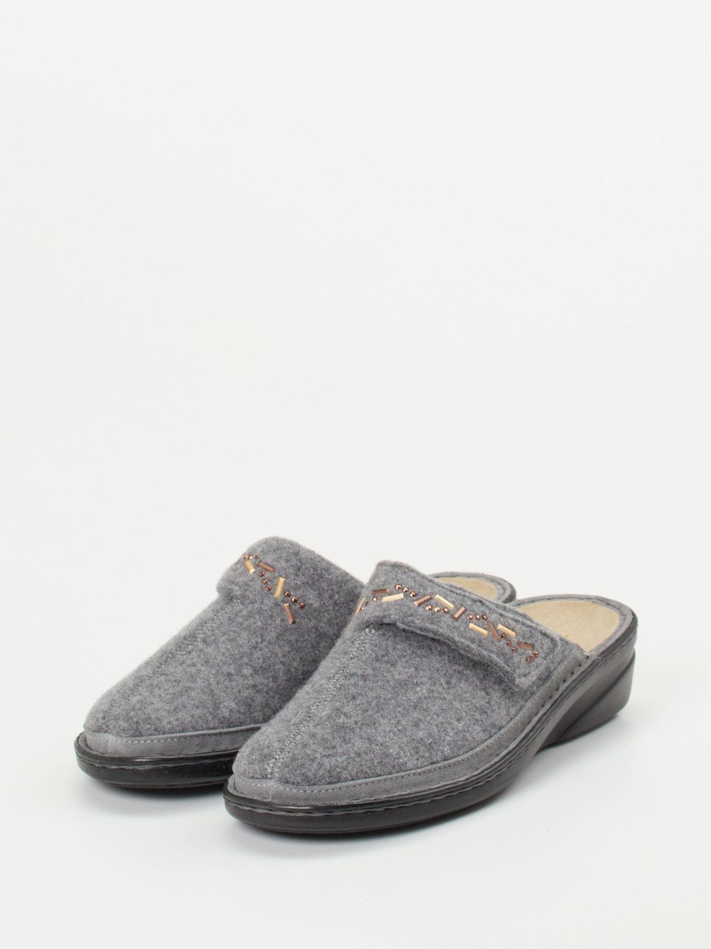 Hausschuh grau 7163459003502