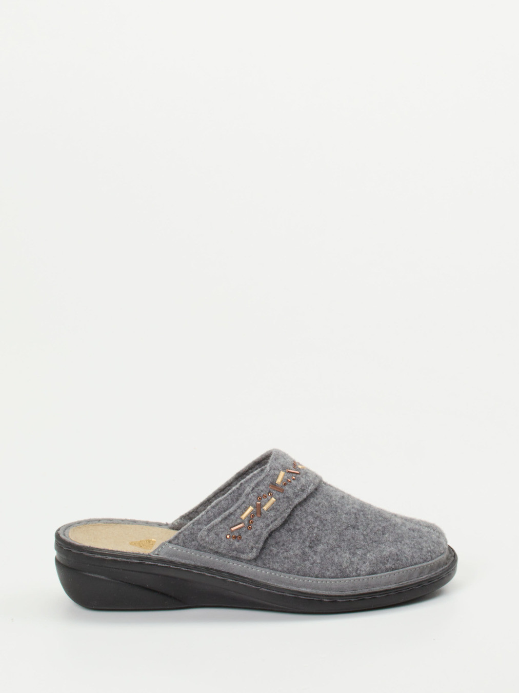 Hausschuh grau 7163459003501