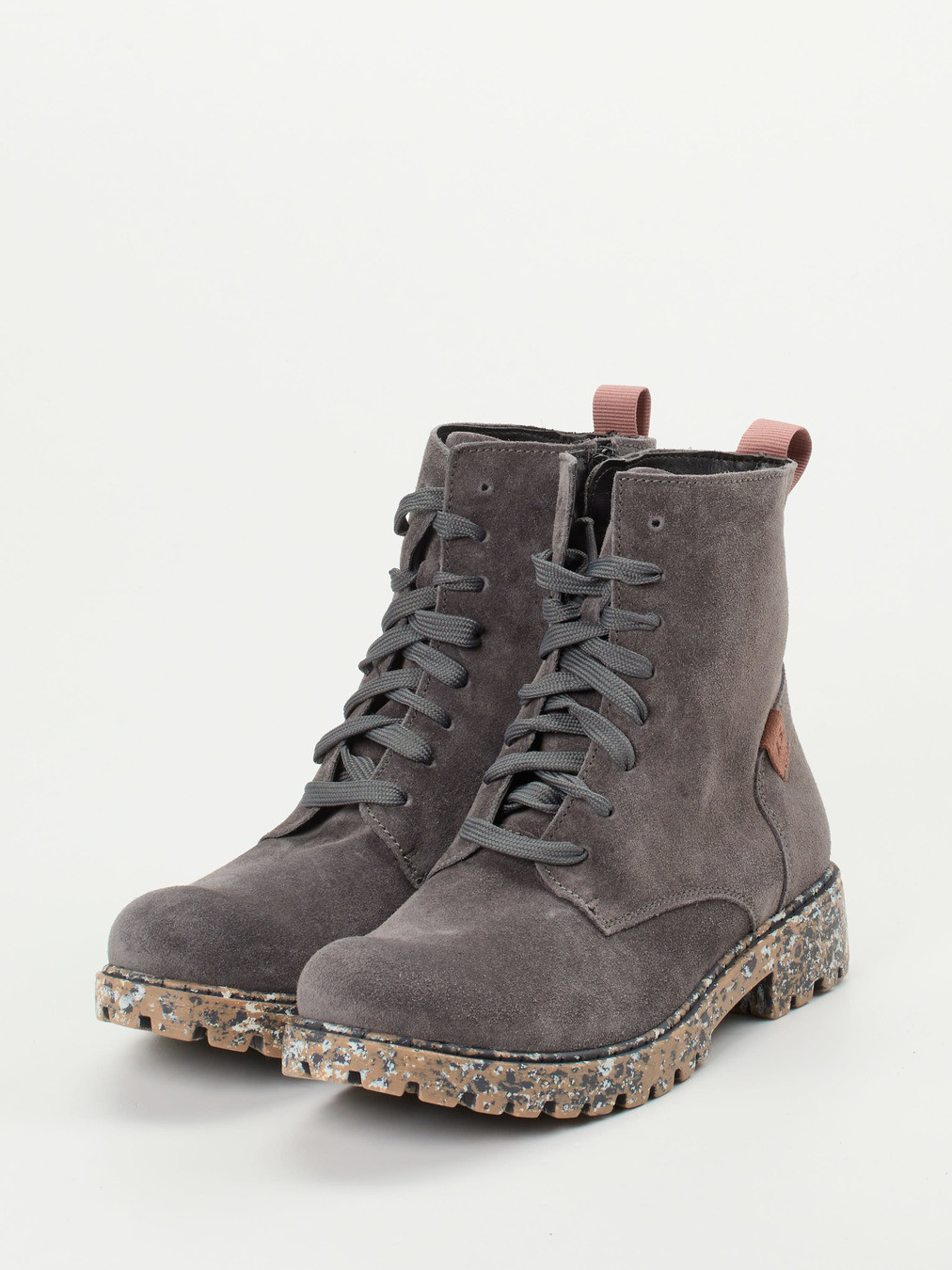 Schnürstiefelette grau 1723459000702