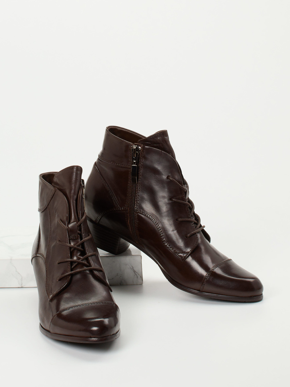 Schnürstiefelette braun 1703209001304