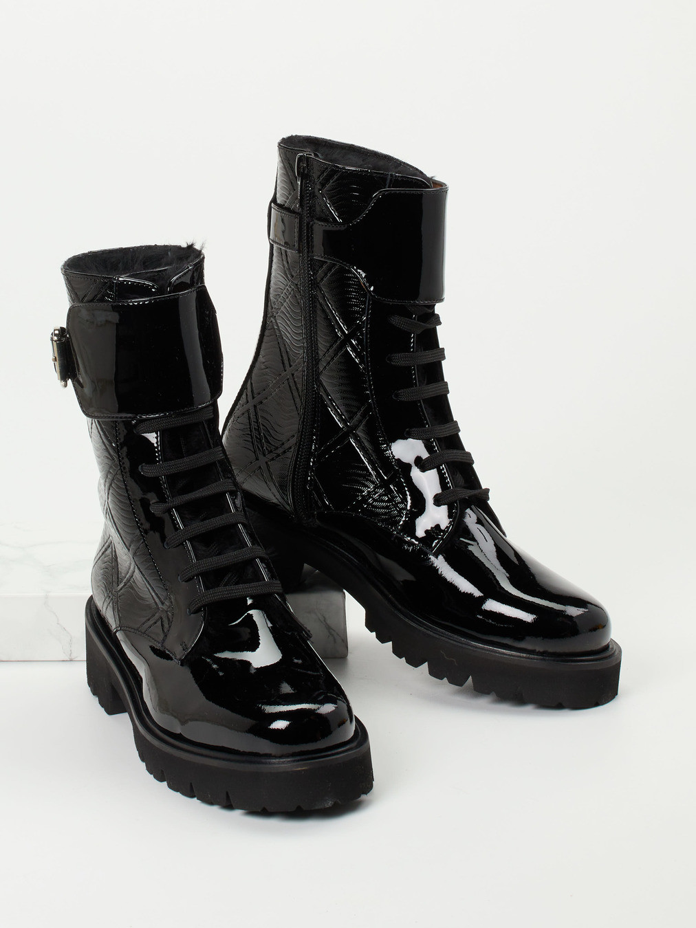 Schnürstiefelette schwarz 1823009009804