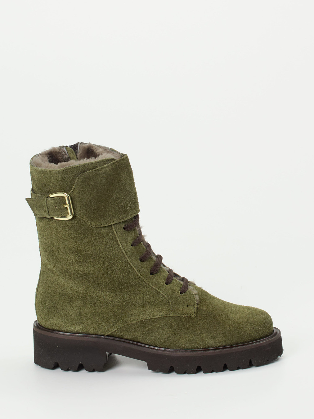 Schnürstiefelette grün 1823659000501