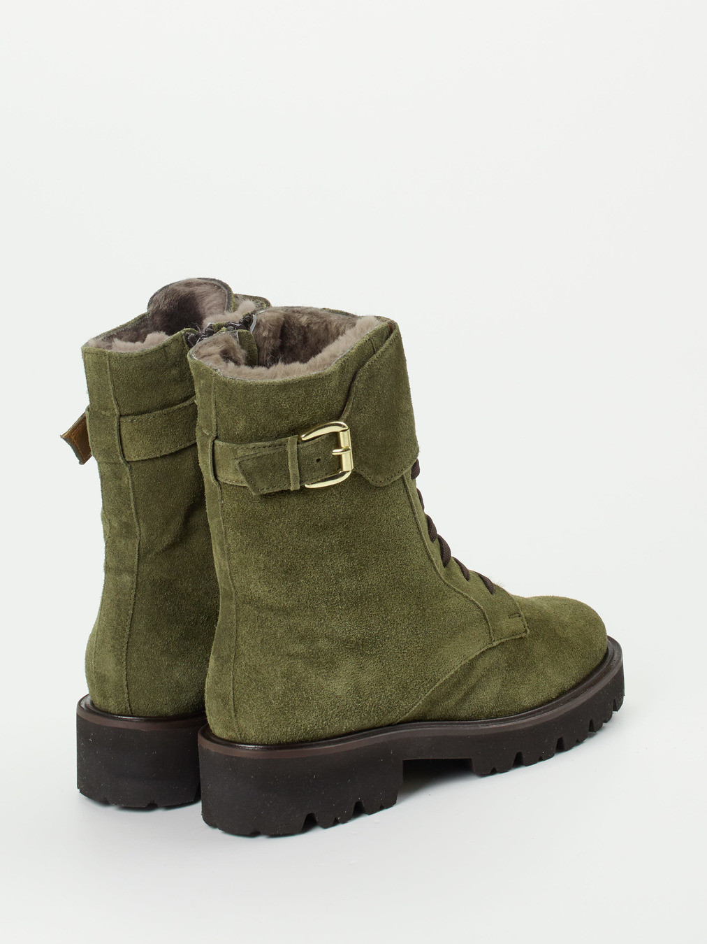Schnürstiefelette grün 1823659000503