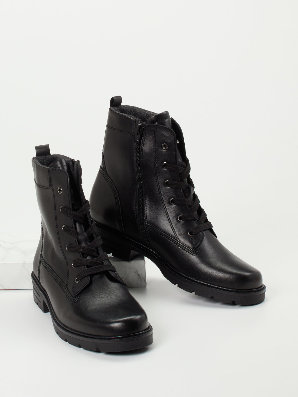 Schnürstiefelette schwarz 1723009015804