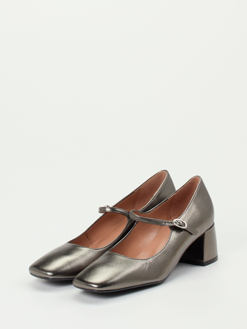 Mary Jane Pumps grau 1425409000102